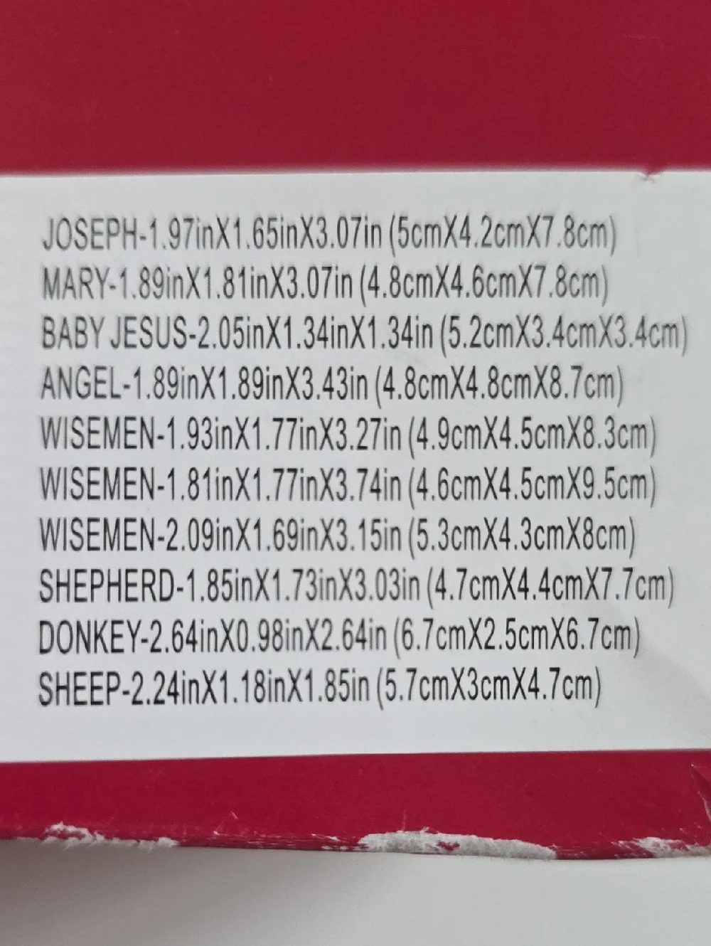 10-piece nativity set - 
